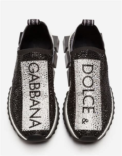 dolce gabbana crystal sneakers|dolce and gabbana sneakers 2020.